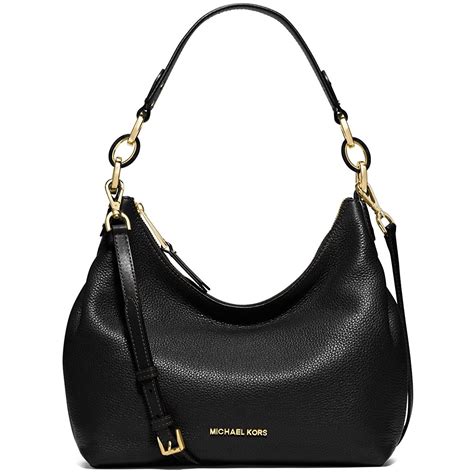 Michael Kors Isabella Black Large Leather Shoulder Bag